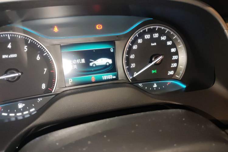 Used Buick GT 2021 Revised Version Flagship 1.5L Automatic Elite Edition Odometer Close Up