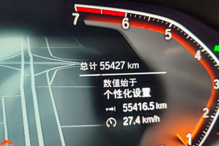 Used BMW 3 Series 2021 Restyled 325Li M Sport Package Odometer Close Up