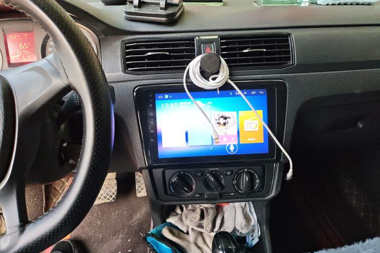 Used Volkswagen Santana 2019 1.5L Automatic Fashion Edition China VI Audio And AC Panel