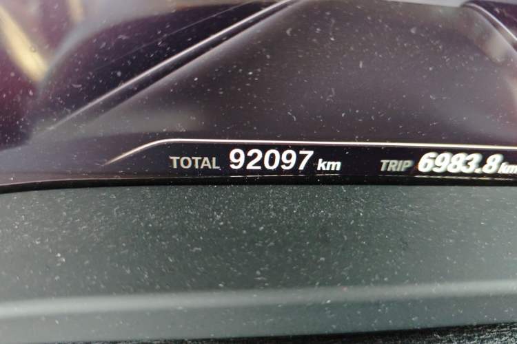 Used BMW X3 2018 xDrive30i Luxury Edition M Sport Package China VI Odometer Close Up