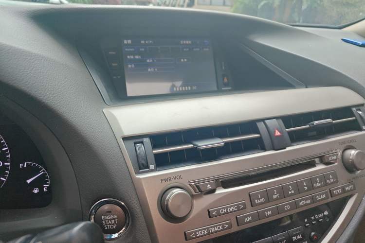 Used Lexus RX Classic 2013 270 Elite Edition Audio And AC Panel