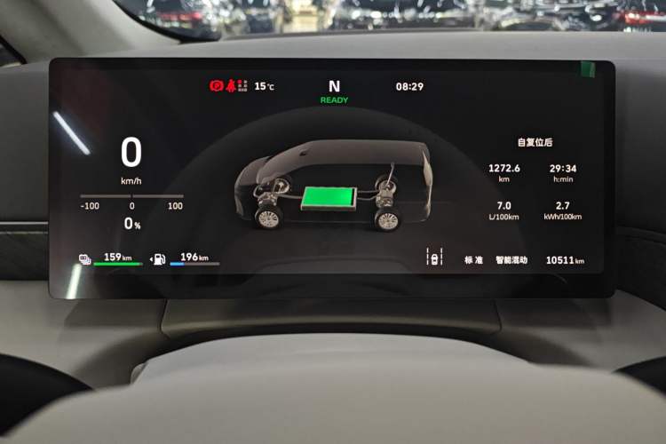 Used Wey Gaoshan 2025 Four-Wheel Drive Alpine 8 Instrument Cluster