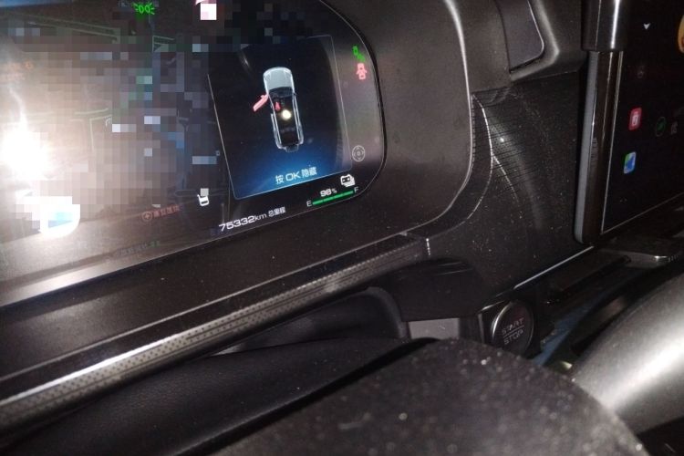 Used Tank 400 New Energy 2023 Hi4-T Super Edition Odometer Close Up