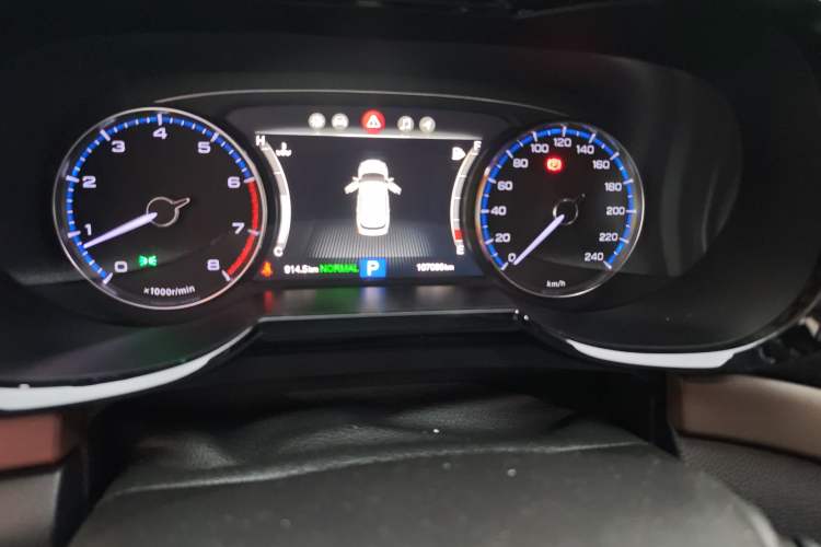 Used GAC Trumpchi GS8 2017 320T Two-Wheel Drive Luxury Smart Connectivity Version (7 Seats) Odometer Close Up