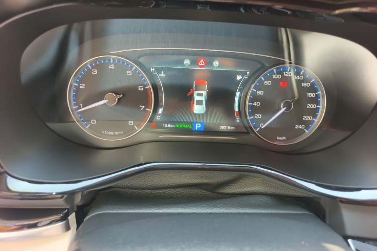 Used GAC Trumpchi M8 2020 Flagship Model 390T Deluxe Edition Odometer Close Up