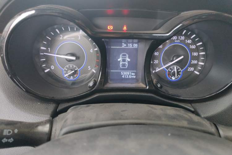 Used JMC Baodian 2020 2.5T Diesel 4x4 Comfort Edition Standard Wheelbase JX4D25A6L Odometer Close Up