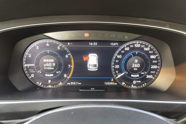 Used Volkswagen Tiguan L 2018 380TSI Automatic All-Wheel Drive Luxury Edition Instrument Cluster