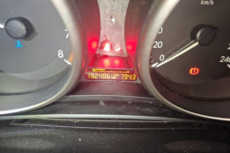 Used Mazda 3 2010 Hatchback 1.6 Manual Comfort Model Odometer Close Up