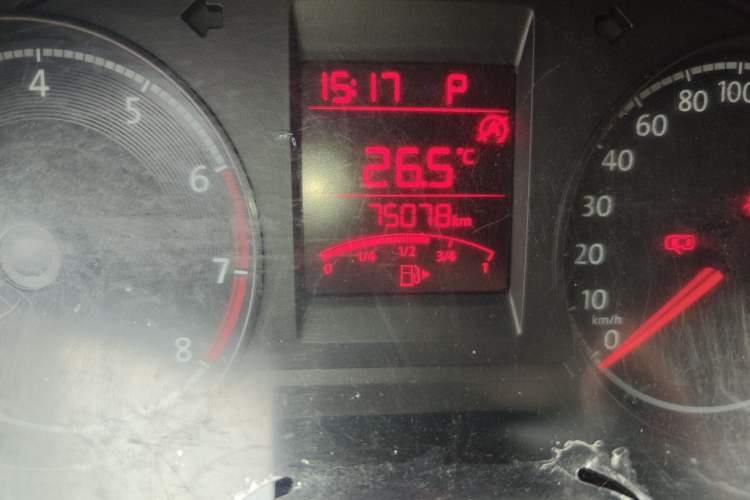 Used Volkswagen Santana 2019 1.5L Automatic Fashion Edition China VI Odometer Close Up