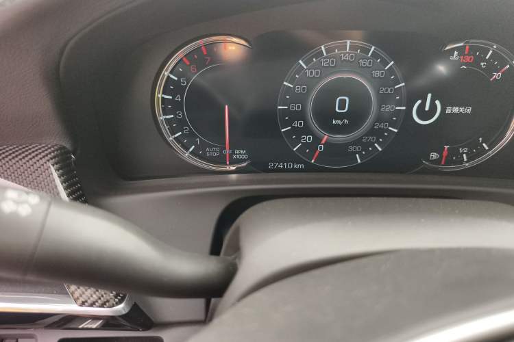 Used Cadillac CT6 2022 28T Prestige Edition Odometer Close Up