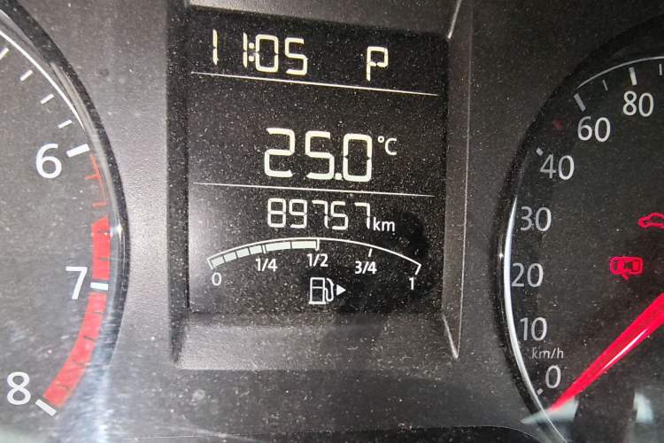 Used Volkswagen Polo 2016 1.4L Automatic Trendy Model Odometer Close Up