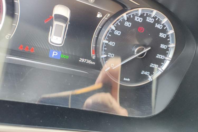 Used GAC Trumpchi GS5 2019 270T Automatic Luxury Edition Odometer Close Up