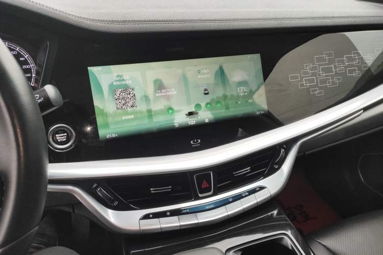 Used Geely Auto Emgrand GT 2021 1.8T Flagship Edition Audio And AC Panel