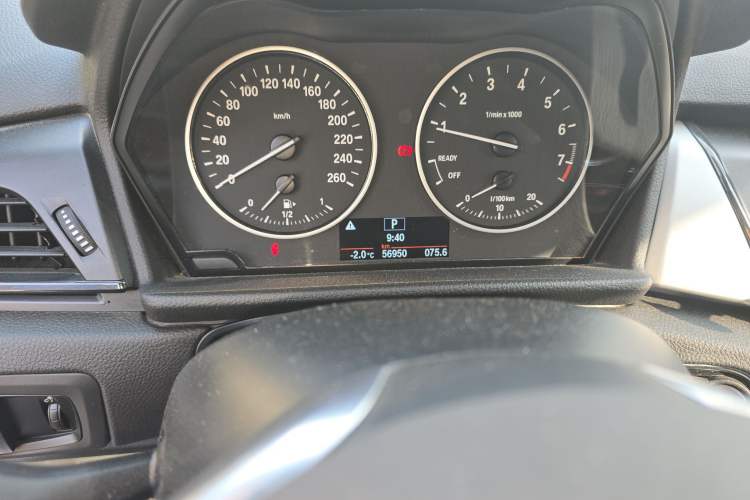 Used BMW 2 Series Active Tourer 2016 218i Leading Model Odometer Close Up