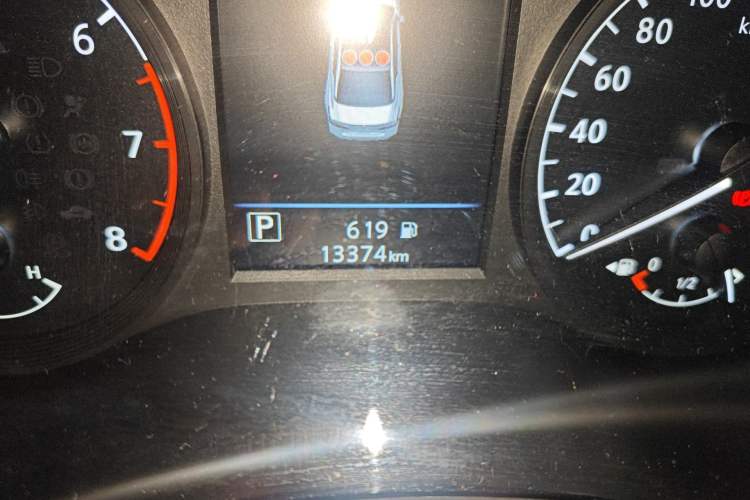 Used Nissan Teana 2021 2.0L XL Comfort Edition Odometer Close Up