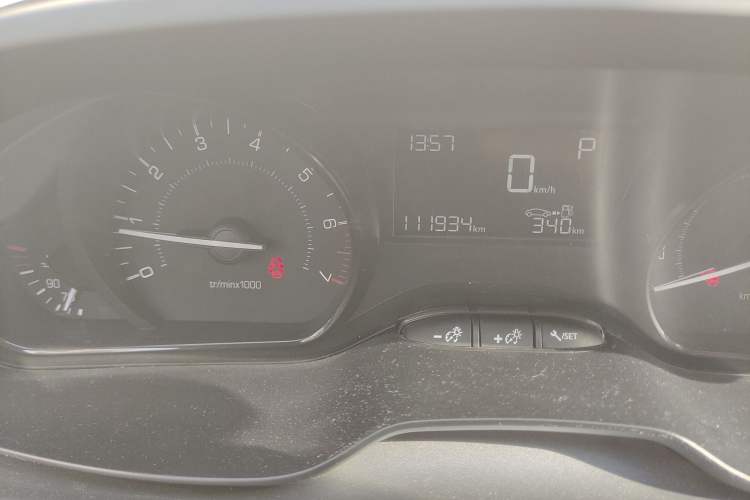 Used Peugeot 2008 2014 1.6L Automatic Trend Edition Odometer Close Up