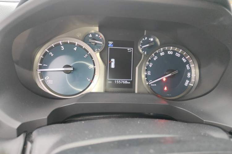 Used Toyota Prado 2018 3.5L Automatic TX-L with Rear-Mounted Spare Tire Odometer Close Up