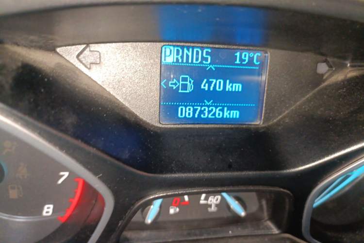 Used Ford Focus 2012 Sedan 1.6L Automatic Fashion Edition Odometer Close Up