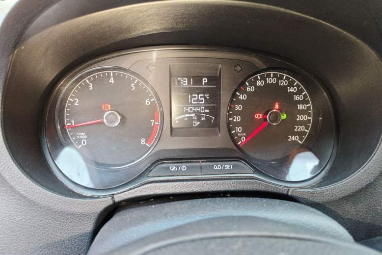 Used Volkswagen Polo 2016 1.4L Automatic Trendy Model Odometer Close Up