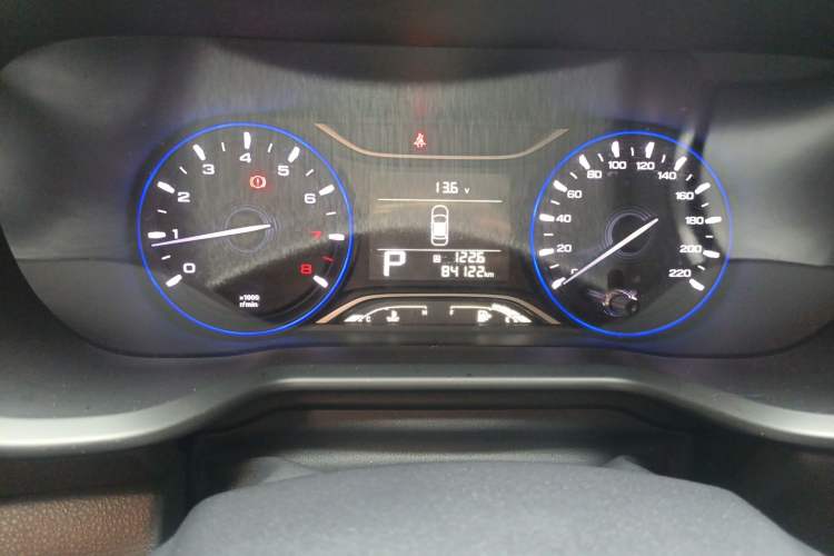 Used GAC Trumpchi GS3 2017 200T Automatic Elite Edition Odometer Close Up