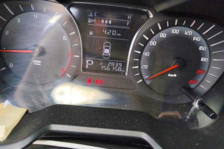 Used GAC Trumpchi GS4 2017 200T G-DCT Two-Wheel Drive Comfort Edition Odometer Close Up