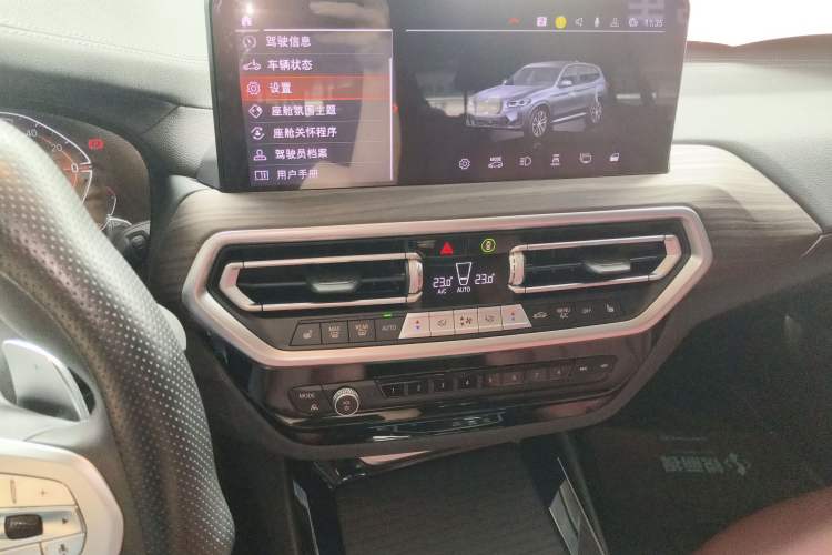 Used BMW X3 2023 xDrive30i Leading Model M Night Edition Package Audio And AC Panel