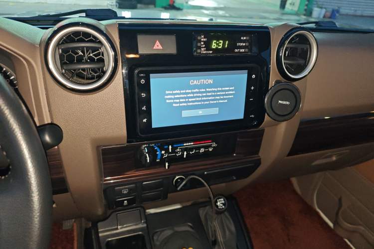 Used Toyota Land Cruiser 2022 4.0L Manual LC71 Gasoline 70th Anniversary Edition – Middle East Audio And AC Panel