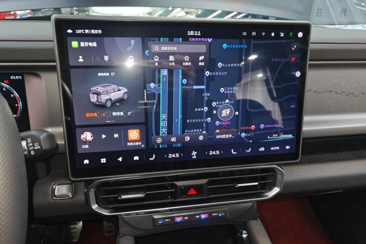 Used JETOUR Traveler 2023 2.0T All-Wheel Drive CrossPRO+ Audio And AC Panel