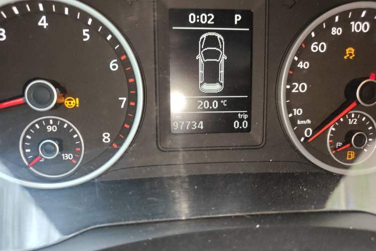 Used Volkswagen Tiguan 2017 300TSI Automatic Two-Wheel Drive Silk Road Comfort Edition Odometer Close Up