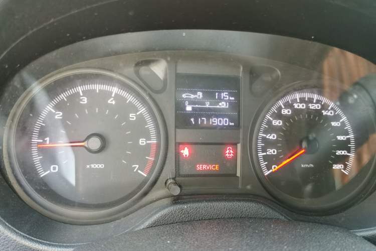 Used Peugeot 301 2018 1.6L Manual Comfort Edition Odometer Close Up