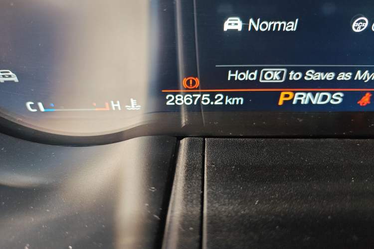 Used Ford Mustang 2021 2.3T EcoBoost Odometer Close Up