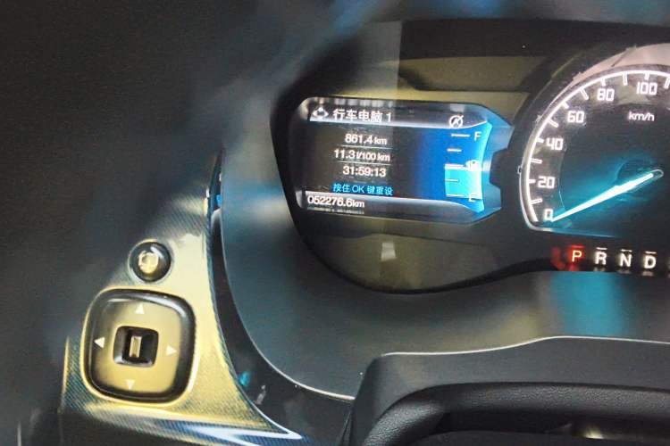 Used Ford Everest 2020 Sport Edition 2.3T Gasoline Automatic 4x4 Luxury Version 5 Seats Odometer Close Up