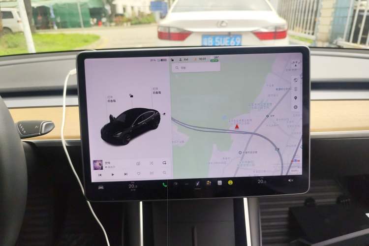 Used Tesla Model 3 2020 Standard Range Rear-Wheel Drive Upgraded Version Audio And AC Panel