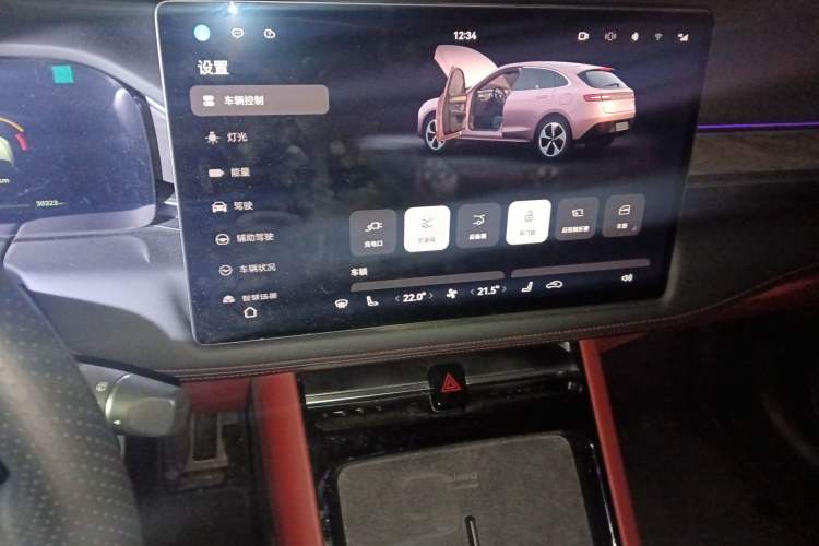 Used Hima AITO M5 2022 Pure Electric All-Wheel-Drive Performance Edition Audio And AC Panel