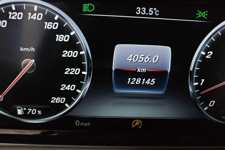 Used Mercedes-Benz Maybach S-Class 2016 S 400 4MATIC Odometer Close Up