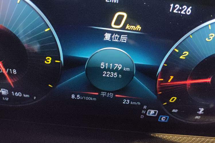 Used Mercedes-Benz CLA 2020 CLA 200 Odometer Close Up