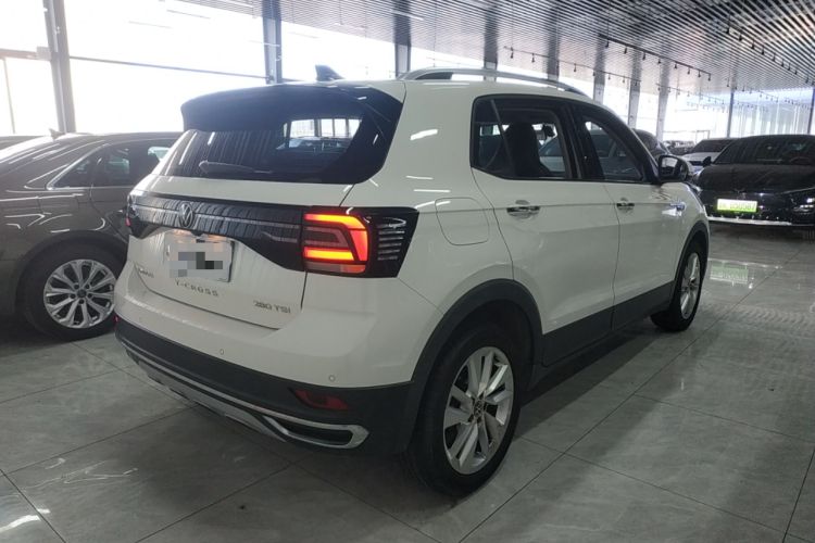 Used Volkswagen T-Cross 2020 280TSI DSG Comfort Edition Rear Right 45 Deg