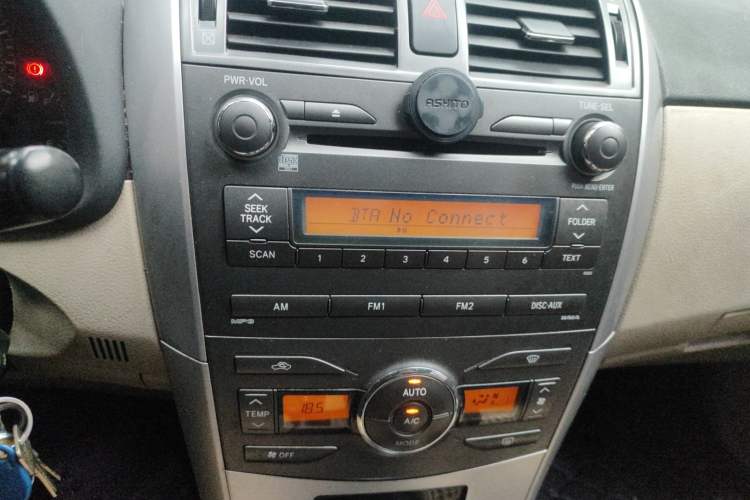 Used Toyota Corolla 2011 Commemorative Edition 1.6L Manual GL Audio And AC Panel