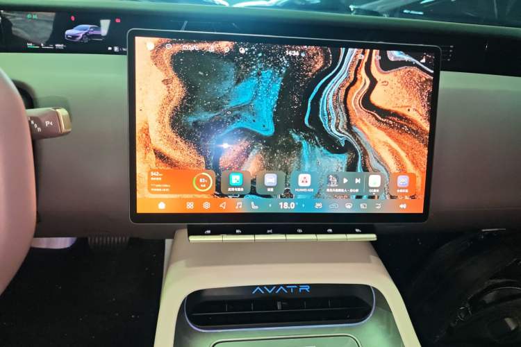 Used Avatr 12 2023 650 Three-Laser Four-Wheel Drive Performance Edition Audio And AC Panel