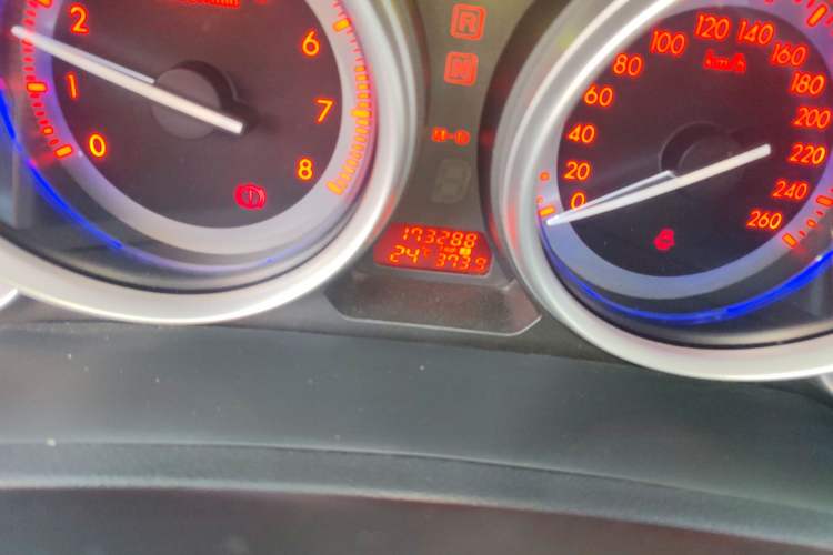 Used Mazda 6 2012 2.0L Automatic Elite Edition Odometer Close Up