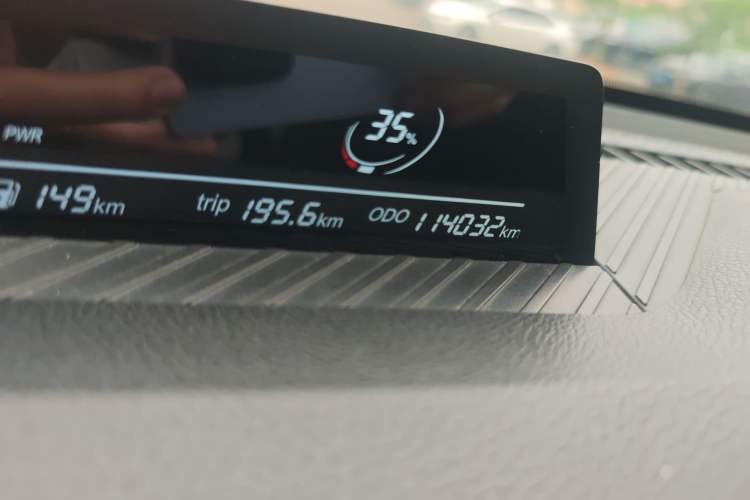 Used NETA V 2022 Chao 400 Lite Odometer Close Up