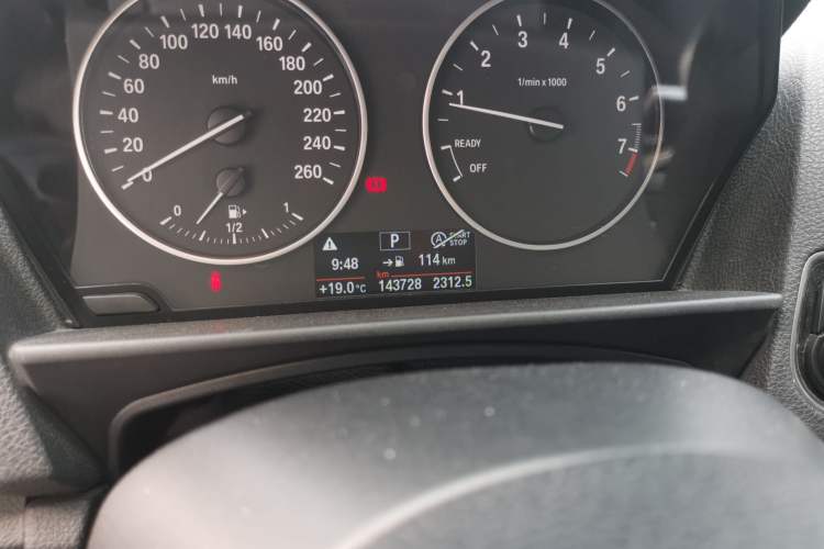 Used BMW 1 Series 2013 Revised 116i Leading Edition Odometer Close Up