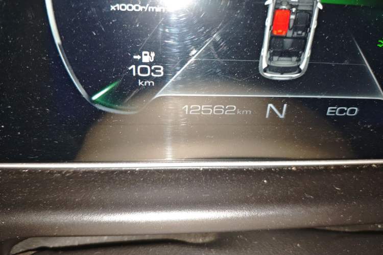 Used ORA Good Cat 2022 Morandi Edition 400km Standard Range Premium Version Lithium-Ion Battery Odometer Close Up