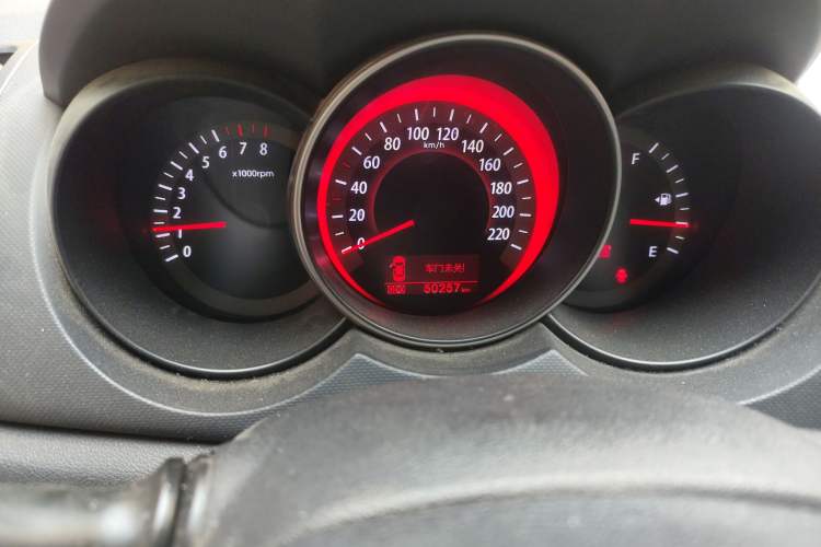 Used Kia Forte 2011 1.6L MT GLS Odometer Close Up