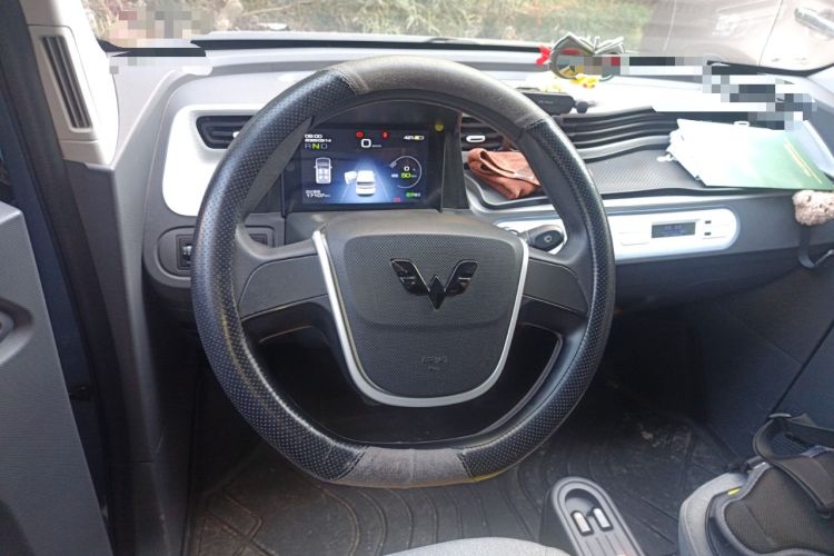 Used Wuling Hongguang MINIEV 2021 Macaron Fashion Model Lithium Iron Phosphate Steering Wheel
