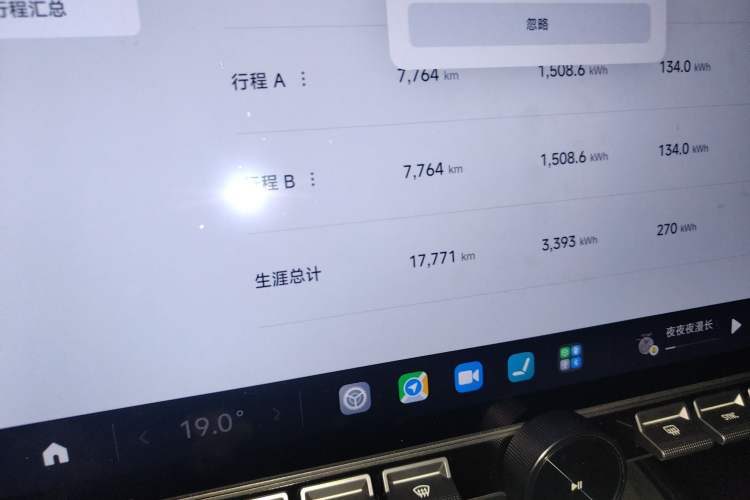 Used Xiaomi Auto SU7 2024 Four-Wheel Drive Ultra-Long Range Advanced Intelligent Driving Max Edition Odometer Close Up