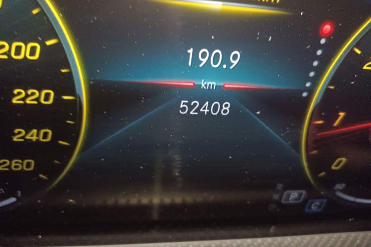 Used Mercedes-Benz A-Class 2022 Restyled A 200 L Sport Sedan Fashion Version Odometer Close Up