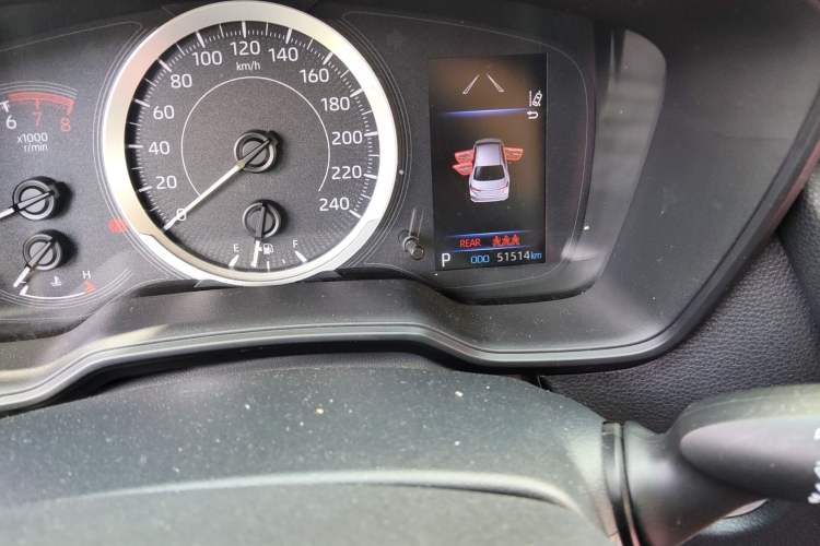 Used Toyota Corolla 2021 1.2T S-CVT Elite Edition Odometer Close Up