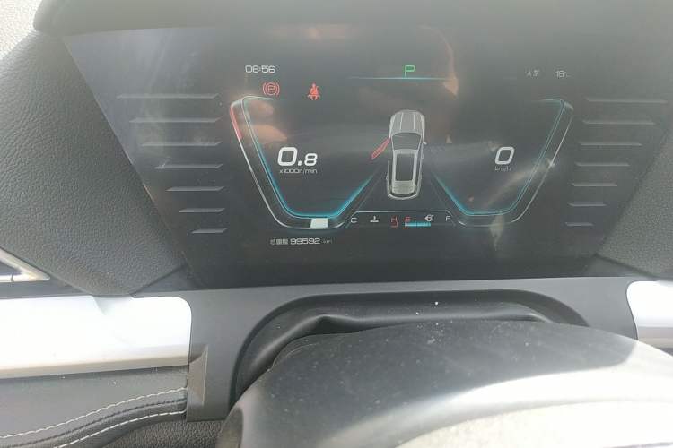 Used BYD Song Pro 2019 1.5T Automatic Elite Edition Odometer Close Up