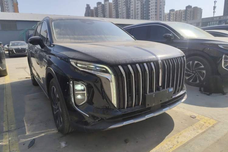Used Hongqi HS7 PHEV 2024 2.0T PHEV Four-Wheel Drive Flagship Edition 7 Seats
